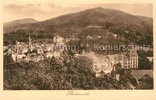 AK / Ansichtskarte Badenweiler Panorama Kat. Badenweiler