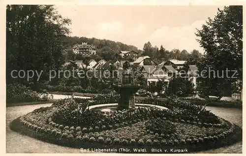 AK / Ansichtskarte Liebenstein Bad Kurpark Kat. Bad Liebenstein