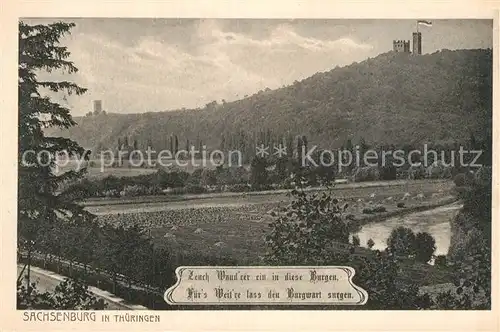 AK / Ansichtskarte Sachsenburg Artern Panorama  Kat. Oldisleben