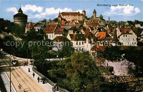 AK / Ansichtskarte Nuernberg Panorama Burg Turm Kat. Nuernberg