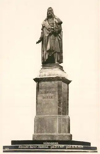 AK / Ansichtskarte Nuernberg Albrecht Duerer Denkmal Kat. Nuernberg