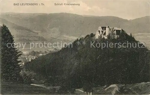 AK / Ansichtskarte Bad Leutenberg Schloss Friedensburg Kat. Leutenberg