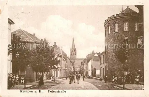 AK / Ansichtskarte Kempen Niederrhein Peterstrasse  Kat. Kempen