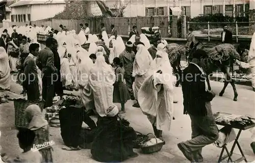 AK / Ansichtskarte Alger Algerien Marche Indigene du Vendred 