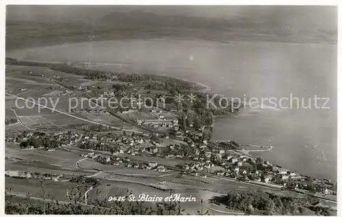 AK / Ansichtskarte St Blaise Neuchatel et Marin Lac de Neuchatel Kat. St Blaise