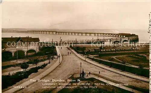 AK / Ansichtskarte Dundee City Tay Bridge Kat. Dundee City