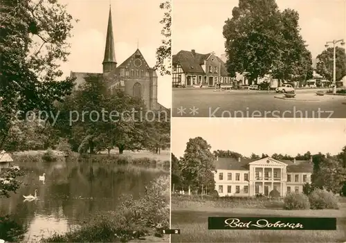 AK / Ansichtskarte Bad Doberan Sebastian Bach Garten und Klosterkirche Moorbad Kat. Bad Doberan