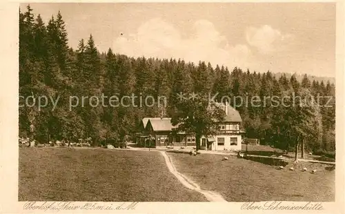 AK / Ansichtskarte Oberhof Thueringen Obere Schweizerhuette Kat. Oberhof Thueringen