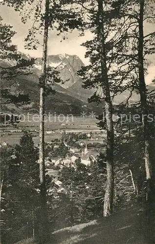 AK / Ansichtskarte Partenkirchen Zugspitze Panorama Kat. Garmisch Partenkirchen