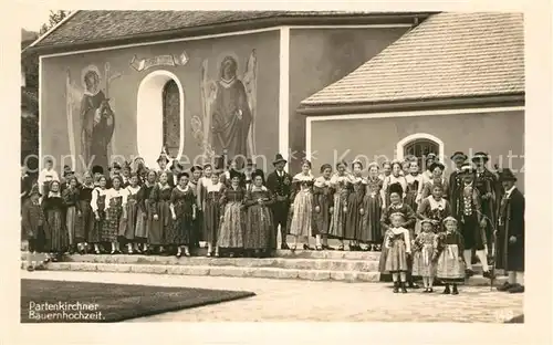 AK / Ansichtskarte Partenkirchen Bauernhochzeit  Kat. Garmisch Partenkirchen