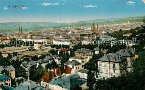 AK / Ansichtskarte Wiesbaden Panorama Kat. Wiesbaden