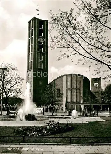 AK / Ansichtskarte Muenchen Matthaeuskirche Kat. Muenchen