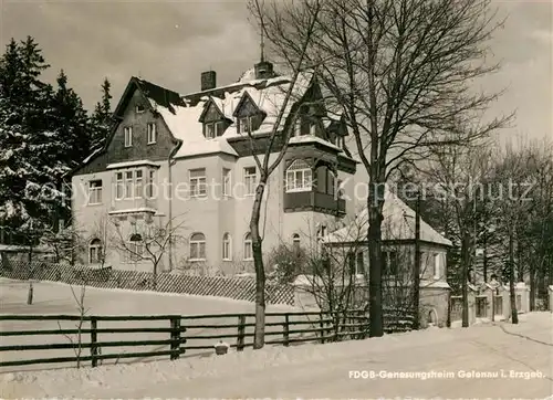 AK / Ansichtskarte Gelenau Erzgebirge Genesungshaus