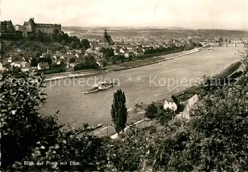 AK / Ansichtskarte Pirna Elbe Panorama