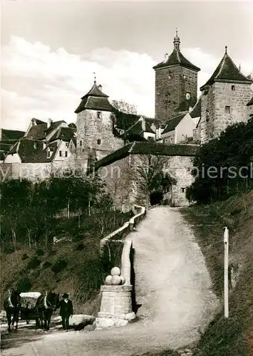 AK / Ansichtskarte Rothenburg Tauber Kobolzellertor Kat. Rothenburg ob der Tauber