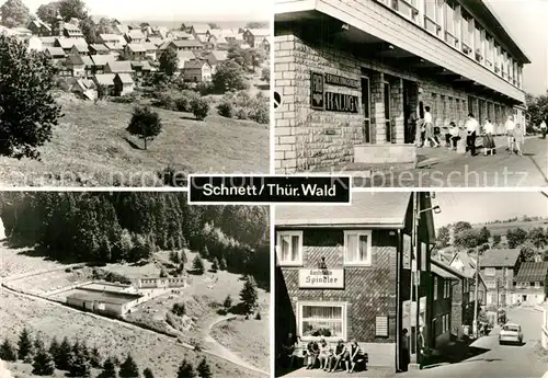 AK / Ansichtskarte Schnett Waldbad Teilansichten Kat. Masserberg Thueringer Wald