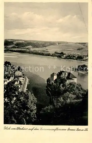 AK / Ansichtskarte Passau Blick vom Oberhaus  Kat. Passau