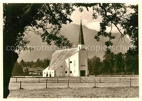 AK / Ansichtskarte Rottach Egern Ev Auferstehungskirche Kat. Rottach Egern