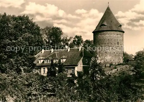 AK / Ansichtskarte Plau Mecklenburg Runder Turm Kat. Plau See