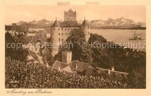 AK / Ansichtskarte Meersburg Bodensee Schloss Kat. Meersburg