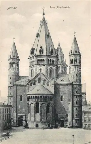 AK / Ansichtskarte Mainz Rhein Dom Nordansicht