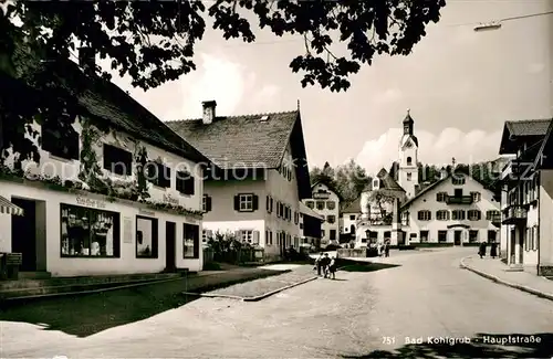 AK / Ansichtskarte Bad Kohlgrub Hauptstrasse Kat. Bad Kohlgrub