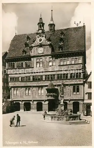 AK / Ansichtskarte Tuebingen Rathaus Kat. Tuebingen