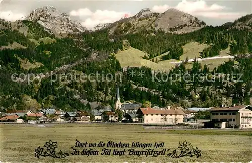 AK / Ansichtskarte Bayrischzell mit Wendelstein Kat. Bayrischzell