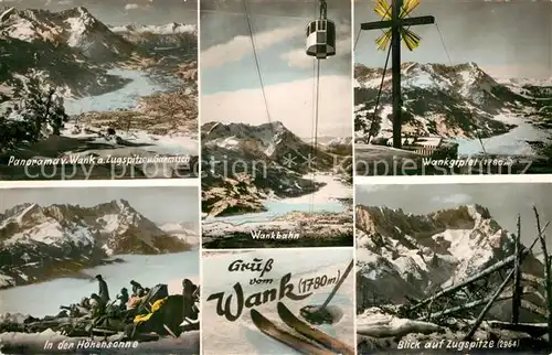 AK / Ansichtskarte Wank Zugspitze Garmisch Wankbahn Gipfel  Kat. Nesselwang