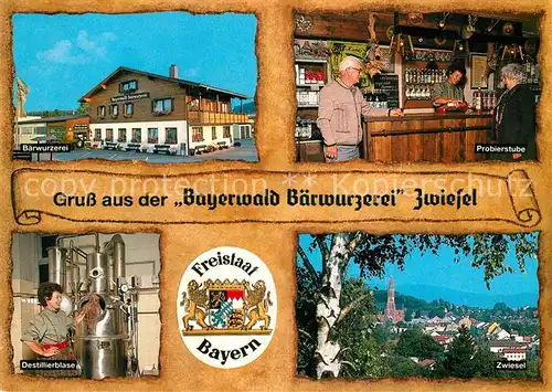 AK / Ansichtskarte Zwiesel Niederbayern Bayerwald Baerwurzerei Kat. Zwiesel