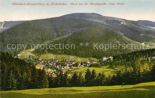 AK / Ansichtskarte Kammerberg Manebach Kickelhahn  Kat. Ilmenau