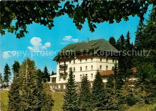 AK / Ansichtskarte Notschrei Waldhotel  Kat. Todtnau