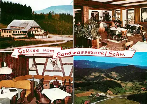 AK / Ansichtskarte Landwasser Landwassereck Gasthaus Gaststube Panorama  Kat. Freiburg im Breisgau