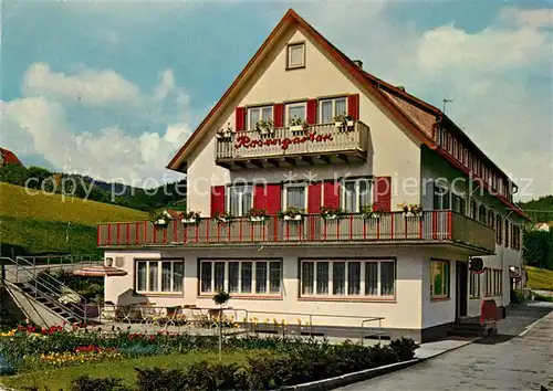 AK / Ansichtskarte Baiersbronn Schwarzwald Gasthof Pension Rosengarten Kat. Baiersbronn