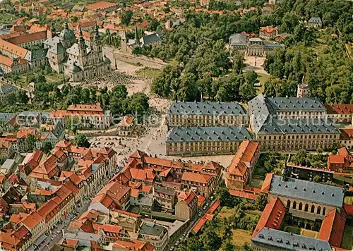 AK / Ansichtskarte Fulda Barockviertel Fliegeraufnahme Kat. Fulda