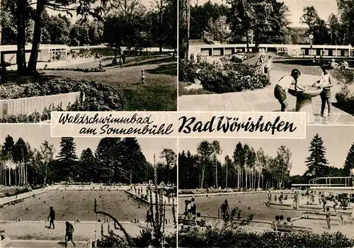 AK / Ansichtskarte Bad Woerishofen Waldschwimmbad am Sonnenbuehl Freibad Kat. Bad Woerishofen
