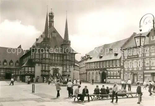 AK / Ansichtskarte Wernigerode Harz Rathaus Kat. Wernigerode