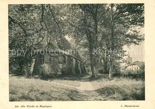 AK / Ansichtskarte Bispingen Alte Kirche Kat. Bispingen Lueneburger Heide