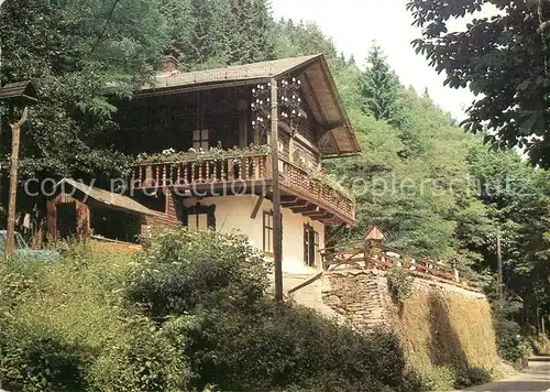 AK / Ansichtskarte Schwarzburg Thueringer Wald Schweizerhaus im Schwarzatal Kat. Schwarzburg