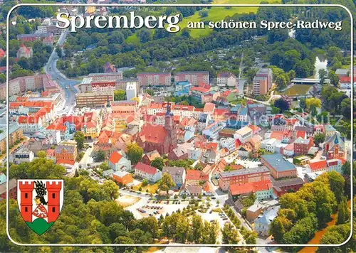 AK / Ansichtskarte Spremberg Niederlausitz Fliegeraufnahme Kat. Spremberg