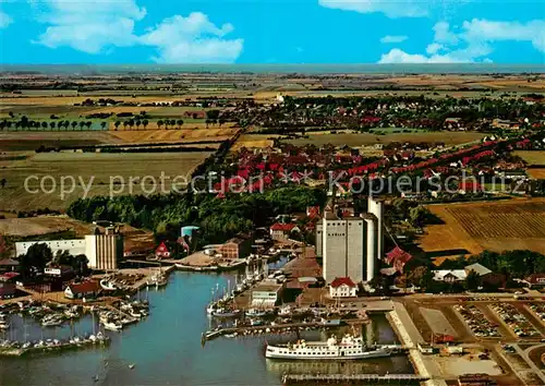 AK / Ansichtskarte Burg Fehmarn Fliegeraufnahme Hafen Burgstaaken Kat. Fehmarn