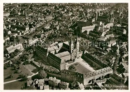 AK / Ansichtskarte Bamberg Michelsberg Fliegeraufnahme Kat. Bamberg