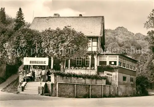 AK / Ansichtskarte Treseburg Harz HOG Restaurant Burgstieg Kat. Treseburg