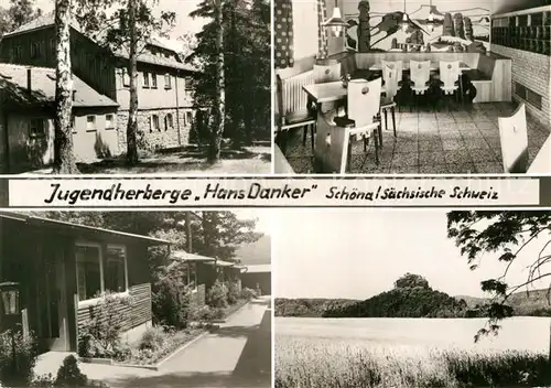 AK / Ansichtskarte Schoena Bad Schandau Jugendherberge Hans Danker 