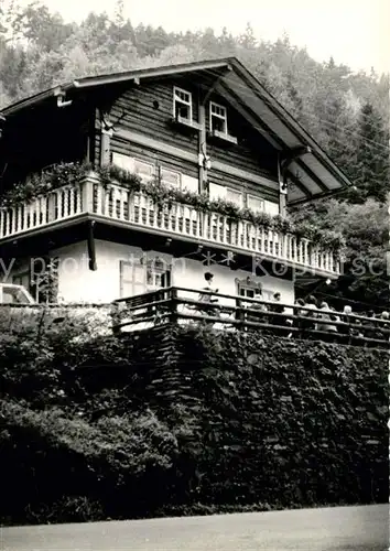 AK / Ansichtskarte Schwarzburg Thueringer Wald Gaststaette Schweizerhaus im Schwarzatal Kat. Schwarzburg