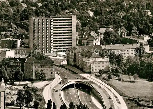 AK / Ansichtskarte Halensee Berlin Stadtautobahn Hochhaus Kat. Charlottenburg Berlin