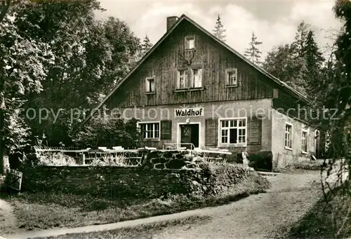 AK / Ansichtskarte Venusberg Zschopau Pension Gaststaette Waldhof Kat. Venusberg