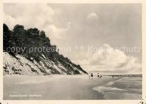 AK / Ansichtskarte Bansin Ostseebad Strand Steilkueste Kat. Heringsdorf