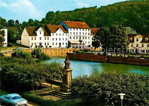 AK / Ansichtskarte Karlshafen Bad Hotel zum Schwan Kat. Bad Karlshafen