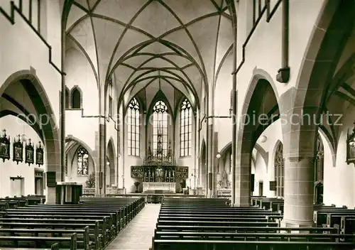 AK / Ansichtskarte Giessen Lahn Bonifatius Kirche innen Kat. Giessen